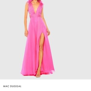 Mac Duggal Pink Evening Gown
